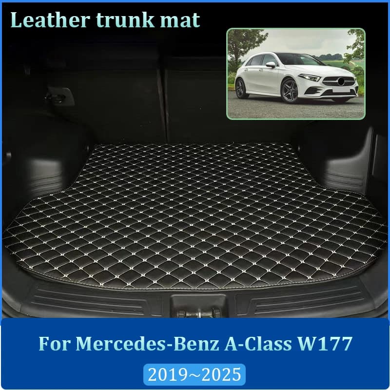 Tappetino per bagagliaio auto per Mercedes-Benz Classe A W177 2019-2025, tappetini anti-sporco, tappeto per bagagliaio, rivestimento interno, accessori auto