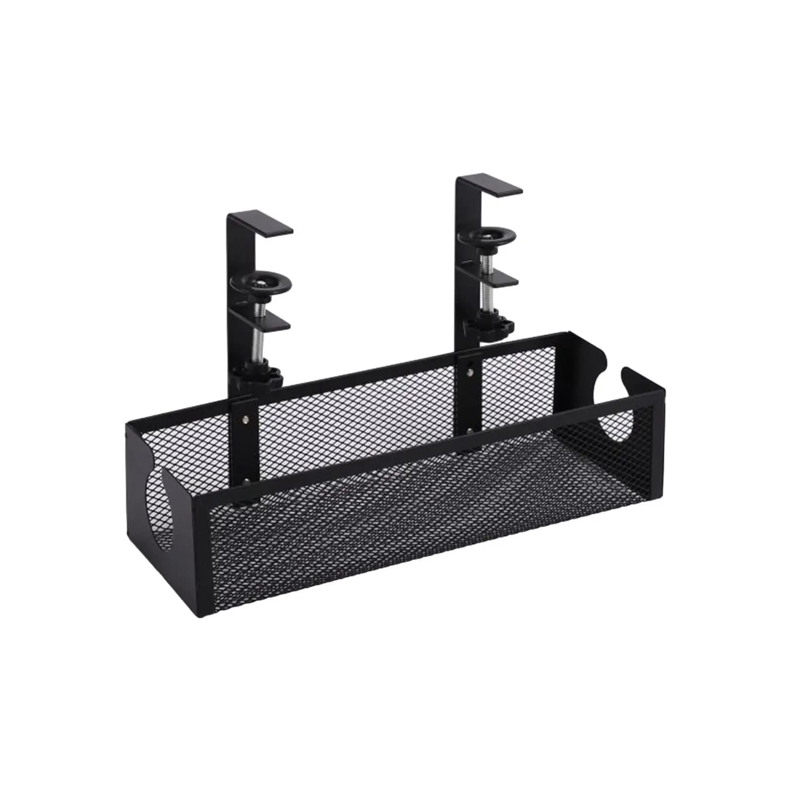 Organizzatore di cavi versatile, scatola porta cavi sotto la scrivania, senza foratura, resistente