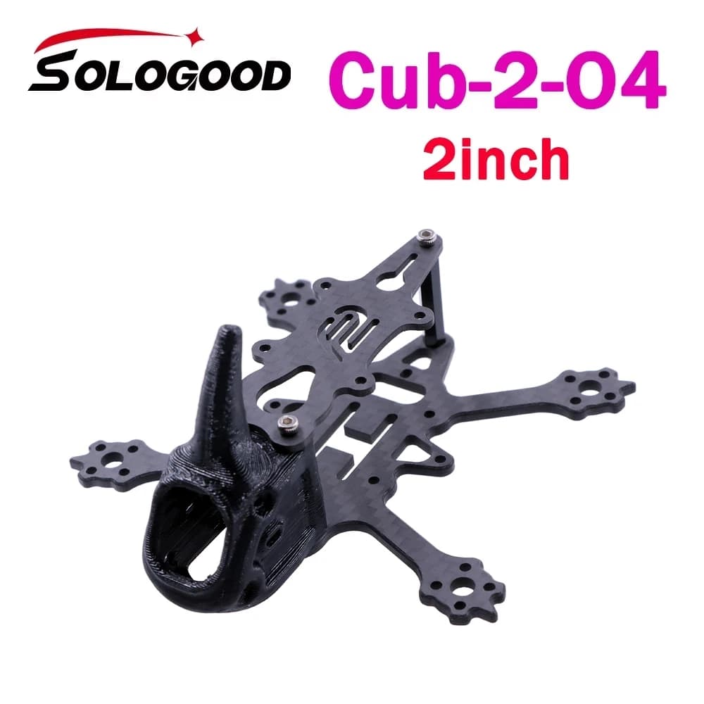 SoloGood Cub 2inch Propeller Frame Kit FPV RC Racing Drone DJI O4 lite Elrs 5.8G VTX Turbo Eos2 F722 1103 1104 1106 1204 Motor