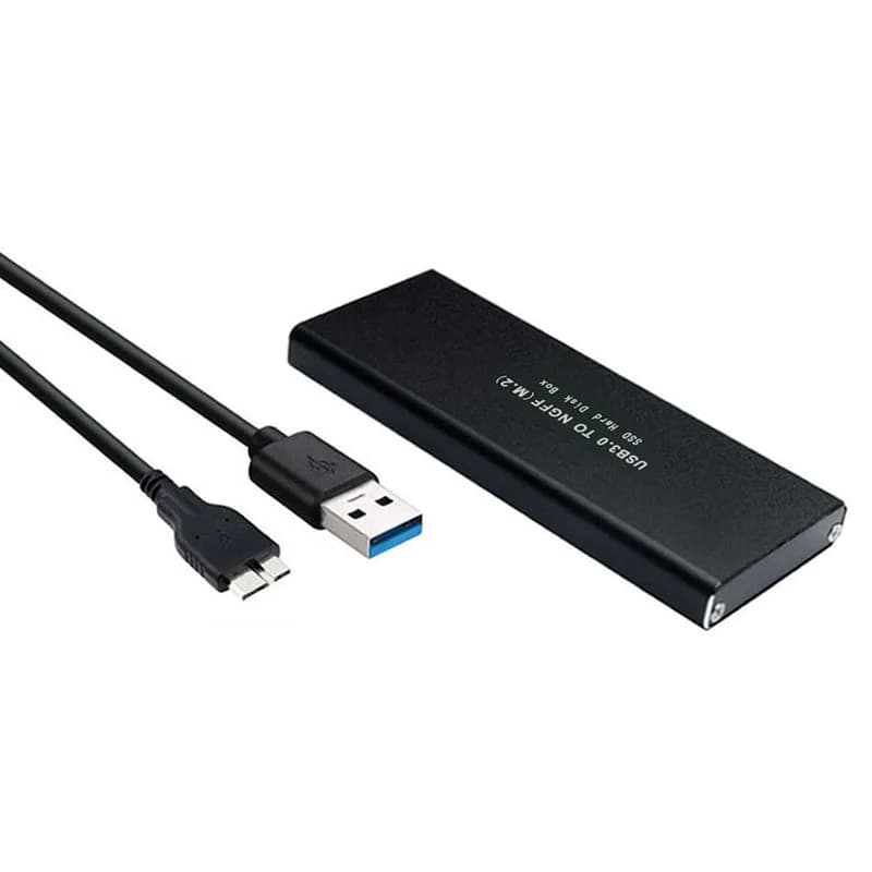 UTHAI MN01 NGFF M.2 SSD Cooling Metal Enclosure USB3.0 External Mobile Hard Drive Case for Solid-State Drive