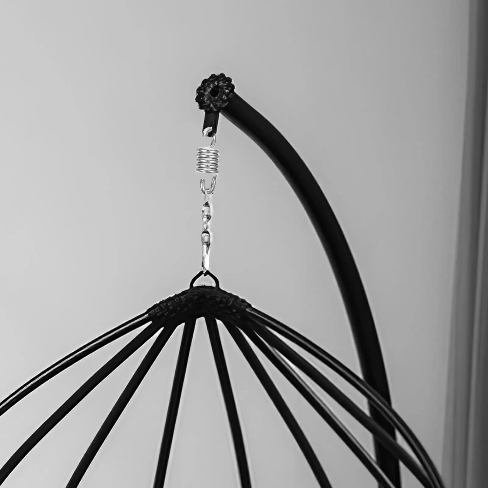 Industrial Strength Stainless Steel Porch Swing Spring for Hammock Chairs Hanging Plants Punching Bags Dual Swivel