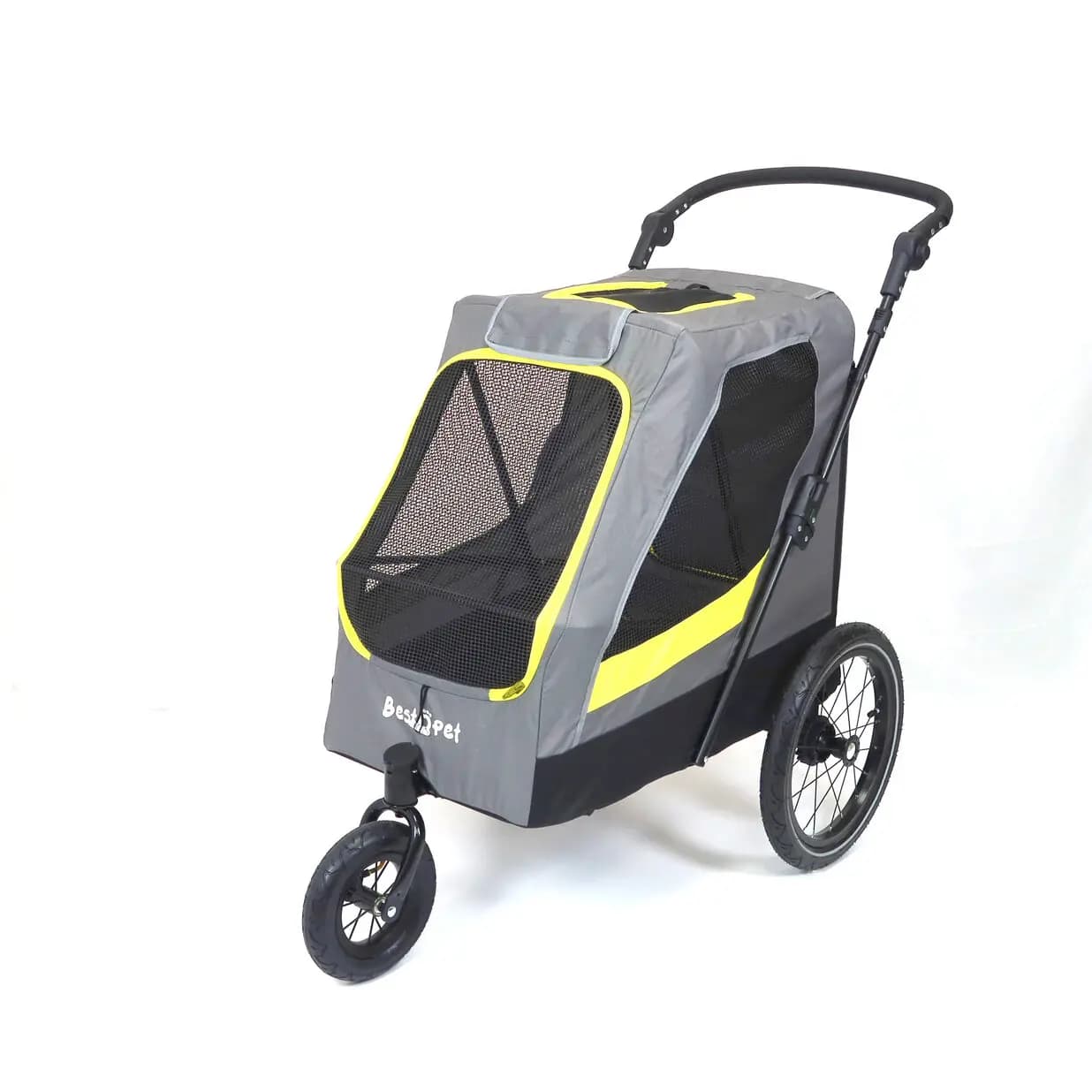Passeggino versatile per animali domestici con tavolo da toelettatura staccabile per uso esterno