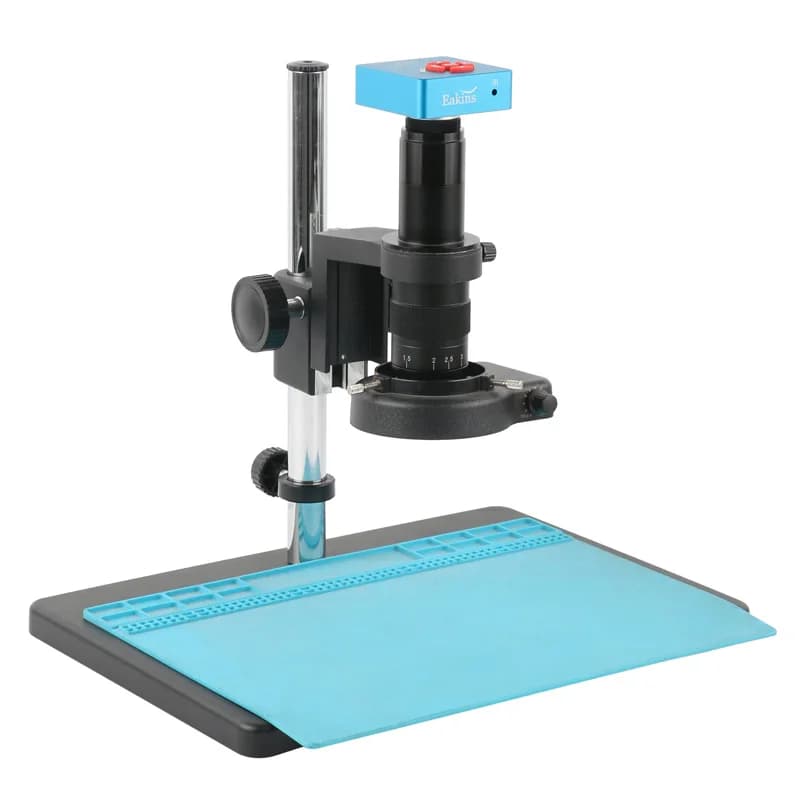 180X 300X 200X 500X Zoom C Mount Obiettivo 55MP 4K HDMI USB Riparazione telefono industriale CPU Saldatura Video Microscopio Set di fotocamere