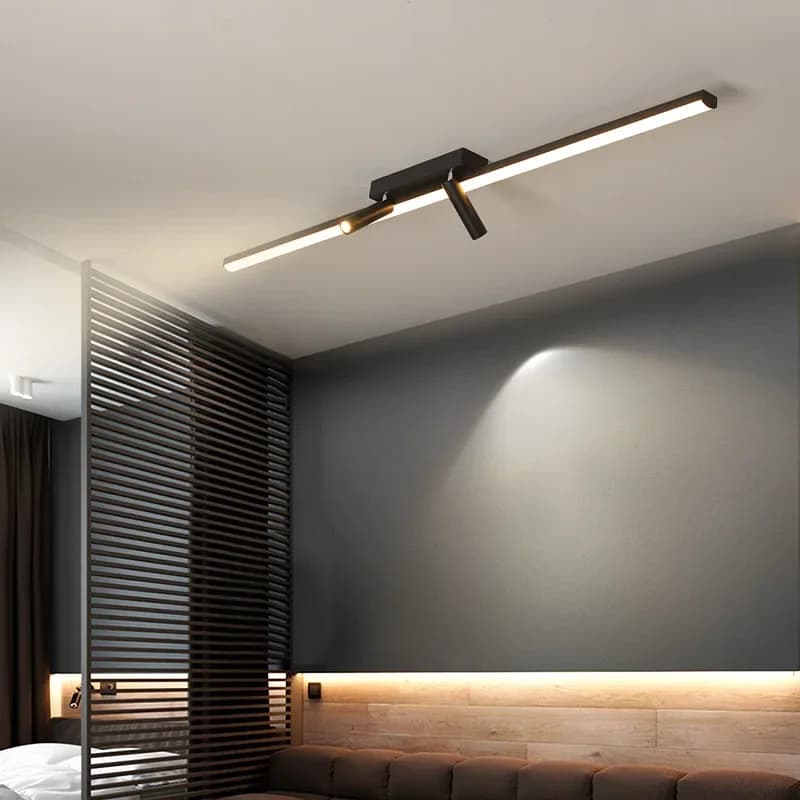 Lampada da soffitto a Led nordica per soggiorno sala da pranzo armadi camera da letto cucina corridoio striscia faretto a binario apparecchio di illuminazione di sfondo