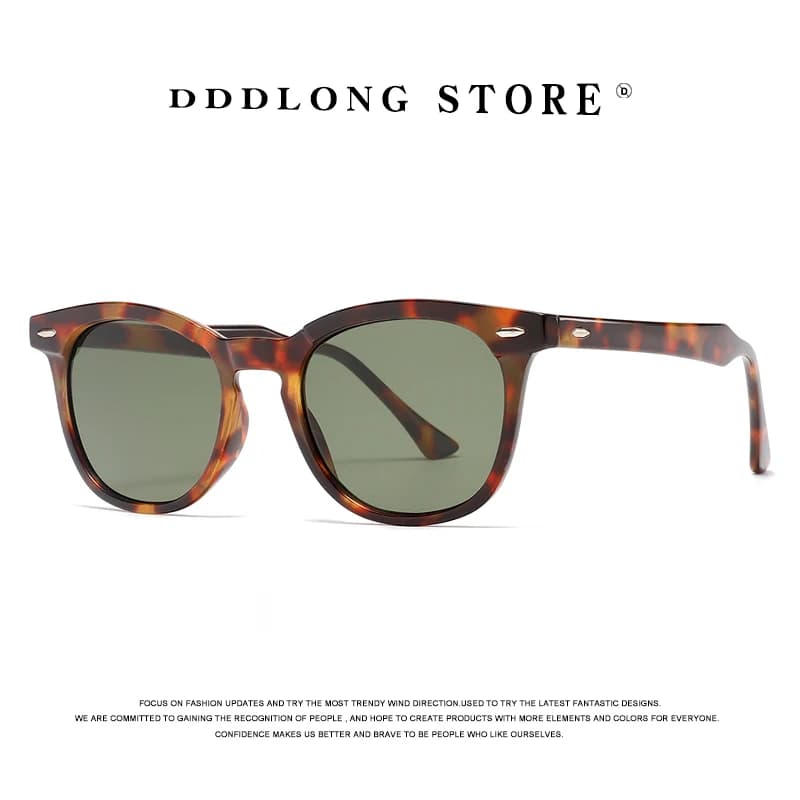 DDDLONG Retro Fashion Square occhiali da sole donna uomo occhiali da sole Classic Vintage UV400 Outdoor Shades D450