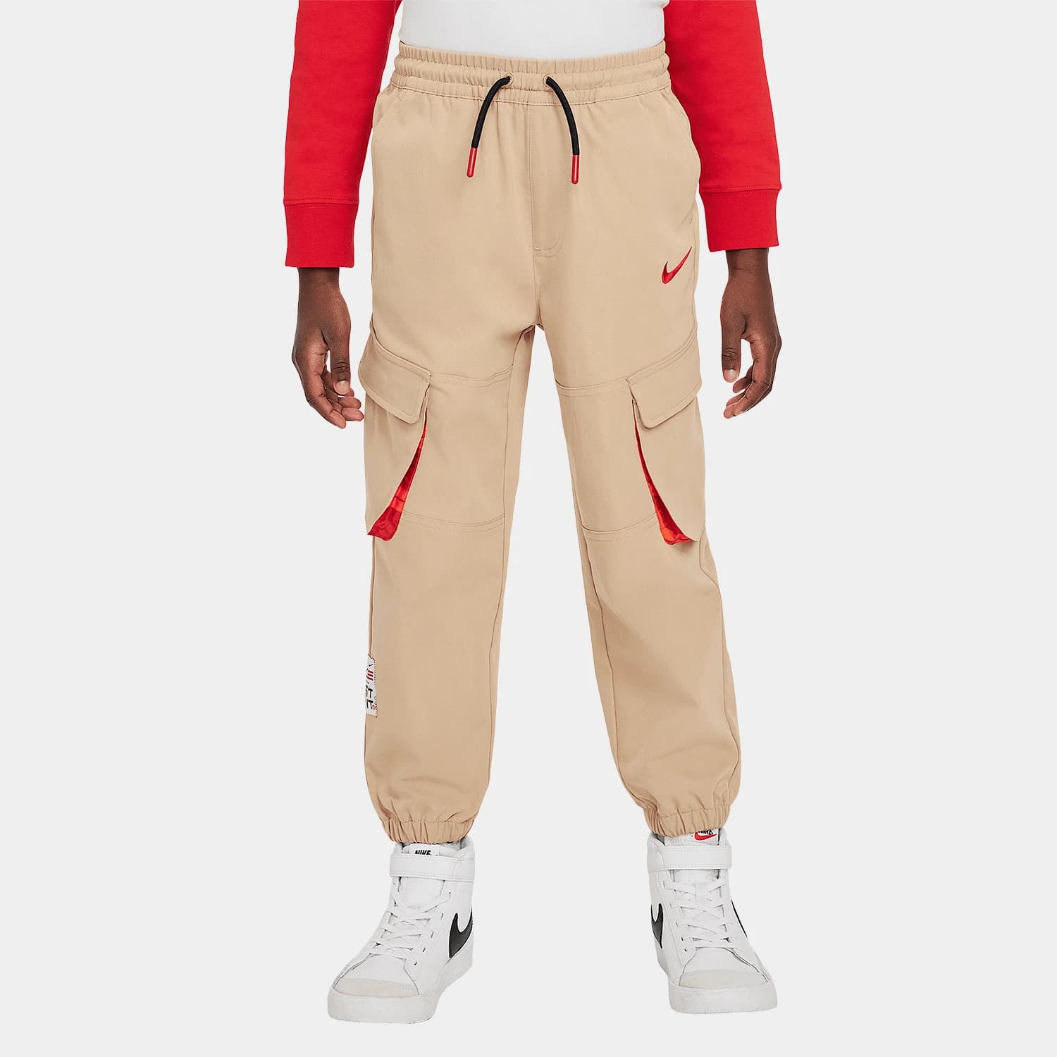 Pantaloni da lavoro in tessuto per bambini Nike Authentic Sportswear IH0995-222