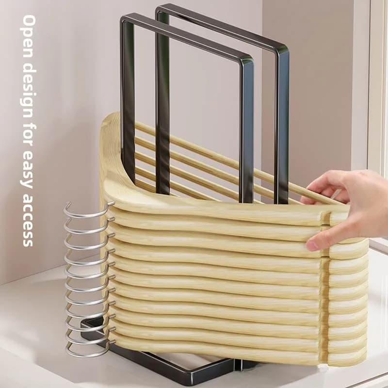 Simple hanger with Hooks for Balcony, Stendibiancheria and Armadio Organizer - Easy to Use Space Solution for Home