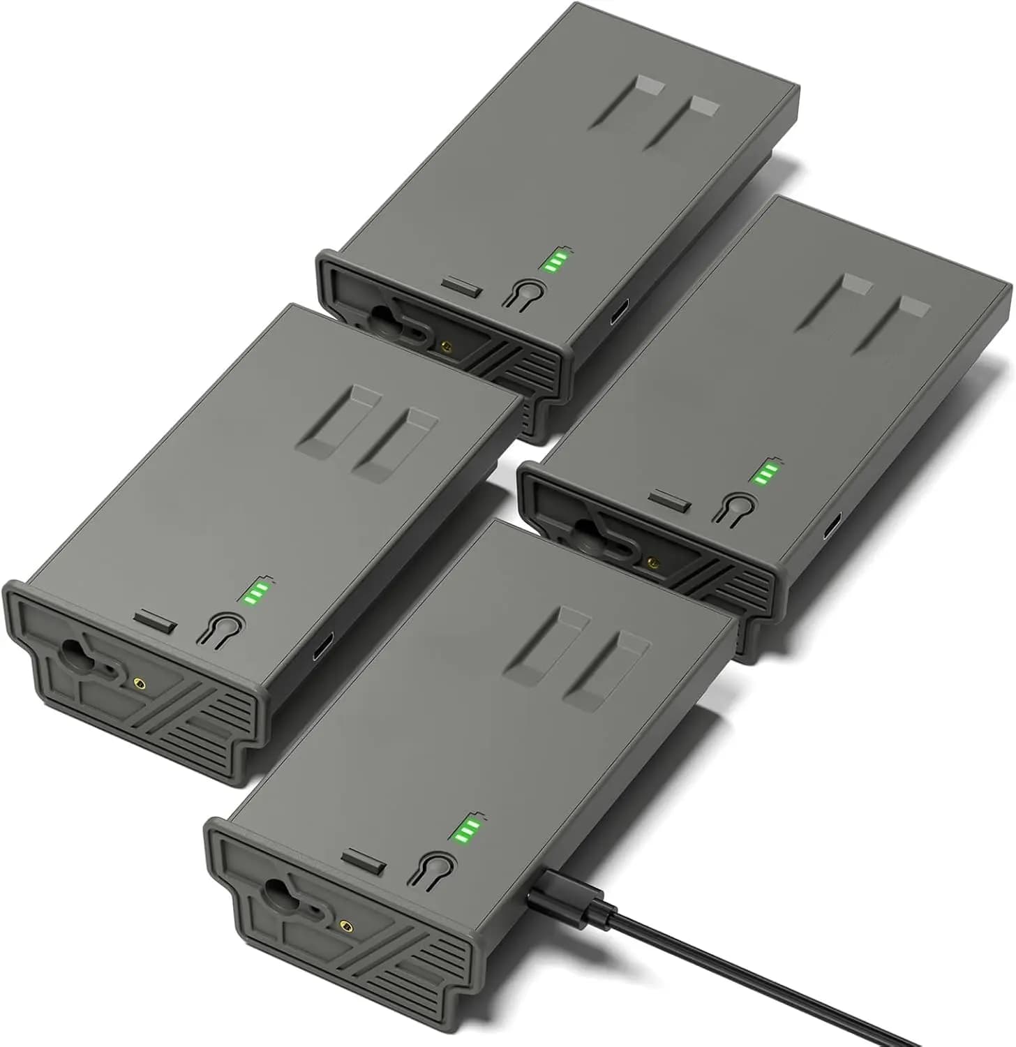 Rechargeable Battery for Sentiero Camera with LED Indicator and Solar Charging, Compatible with Different Models