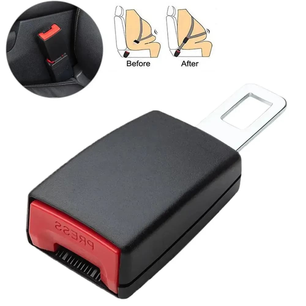 Estensore e Copri Cintura di Sicurezza per Auto 1 Pezzo - Prolunga Imbottita per Cintura di Sicurezza con Fibbia per una Guida Confortevole