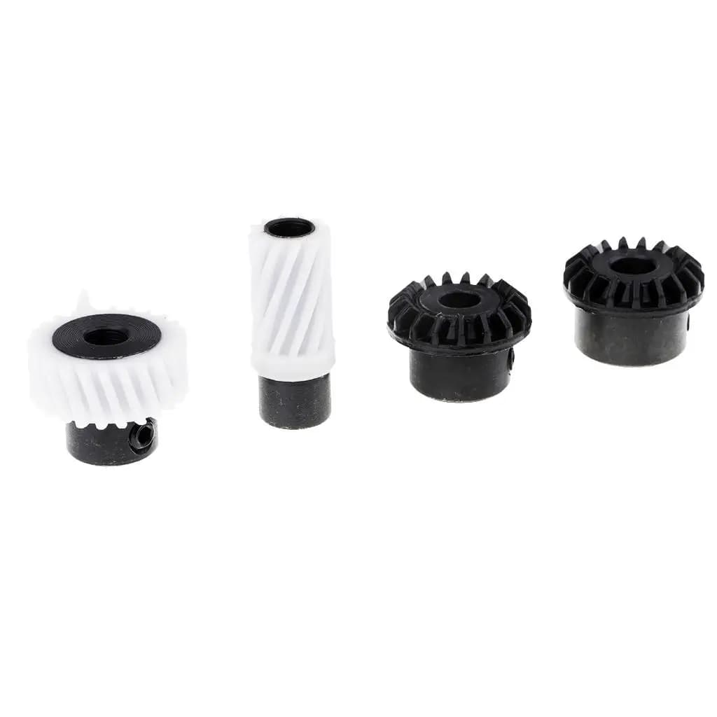 Kit Ingranaggi per Macchina da Cucire in Ferro Nero e Plastica, Parti di Ricambio e Accessori per Modelli Singer Serie 500 502 507 509 513 514 518 522