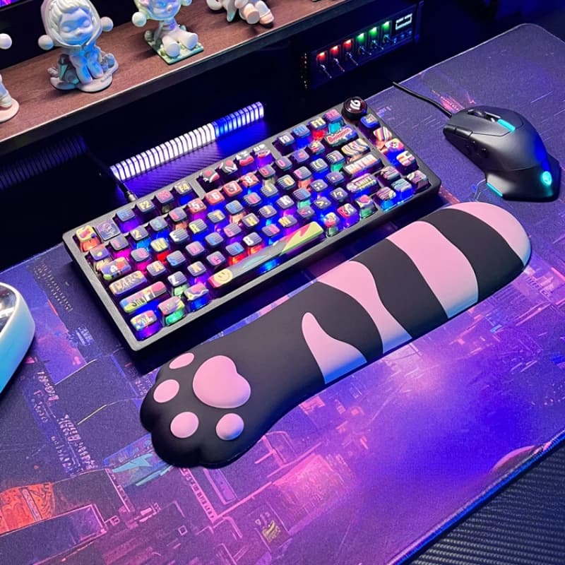 MiFuny Cute Cat Paw Keyboard Hand Rest Office Home tastiera meccanica poggiapolsi Memory cotton Ergonomic Wrist Pads Mouse Pads