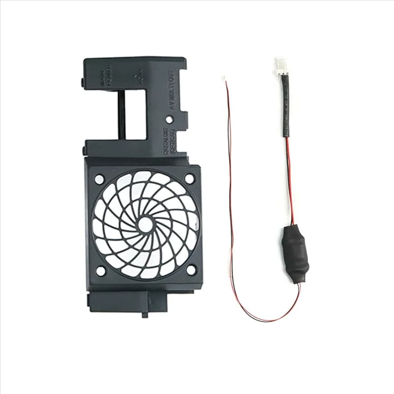 B03B-Kit di aggiornamento ventola di raffreddamento silenziosa per console Fat Playstation 2 per modelli SCPH-3XXXX e SCPH-5XXXX Staffa ventola Noctua migliorata