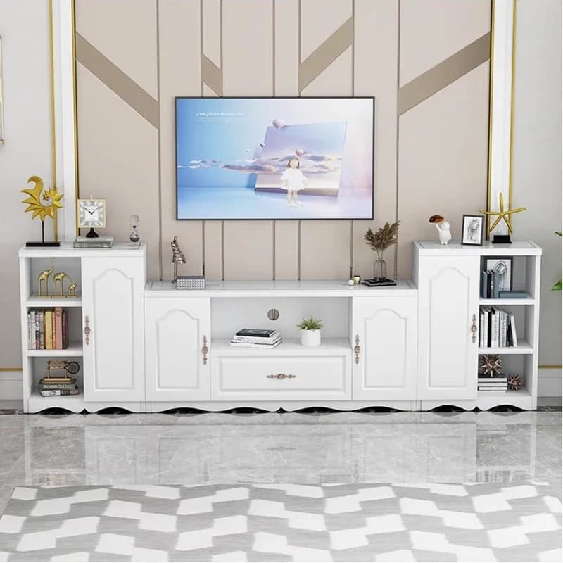 Cassettiere bianche Supporti TV Console Soggiorno Camino Monitor Armadi moderni Tavolo TV Salon Muebles Mobili ingresso