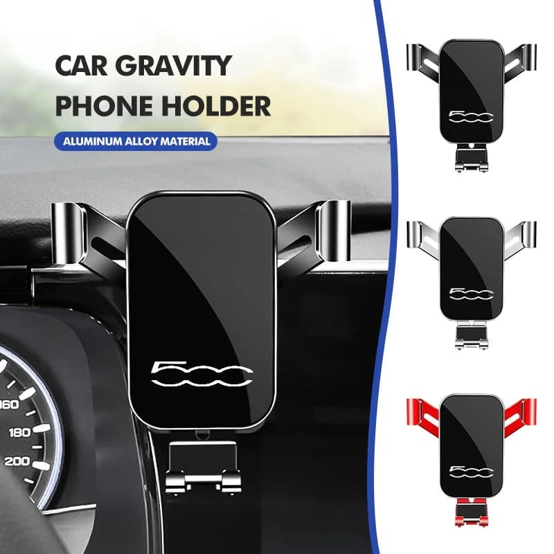 Car Phone Holder Air Vent Clip Mount Mobile Cell Stand GPS Navigation Support For Fiat FR Abarth Ducato Doblo Freemont 500 Albea