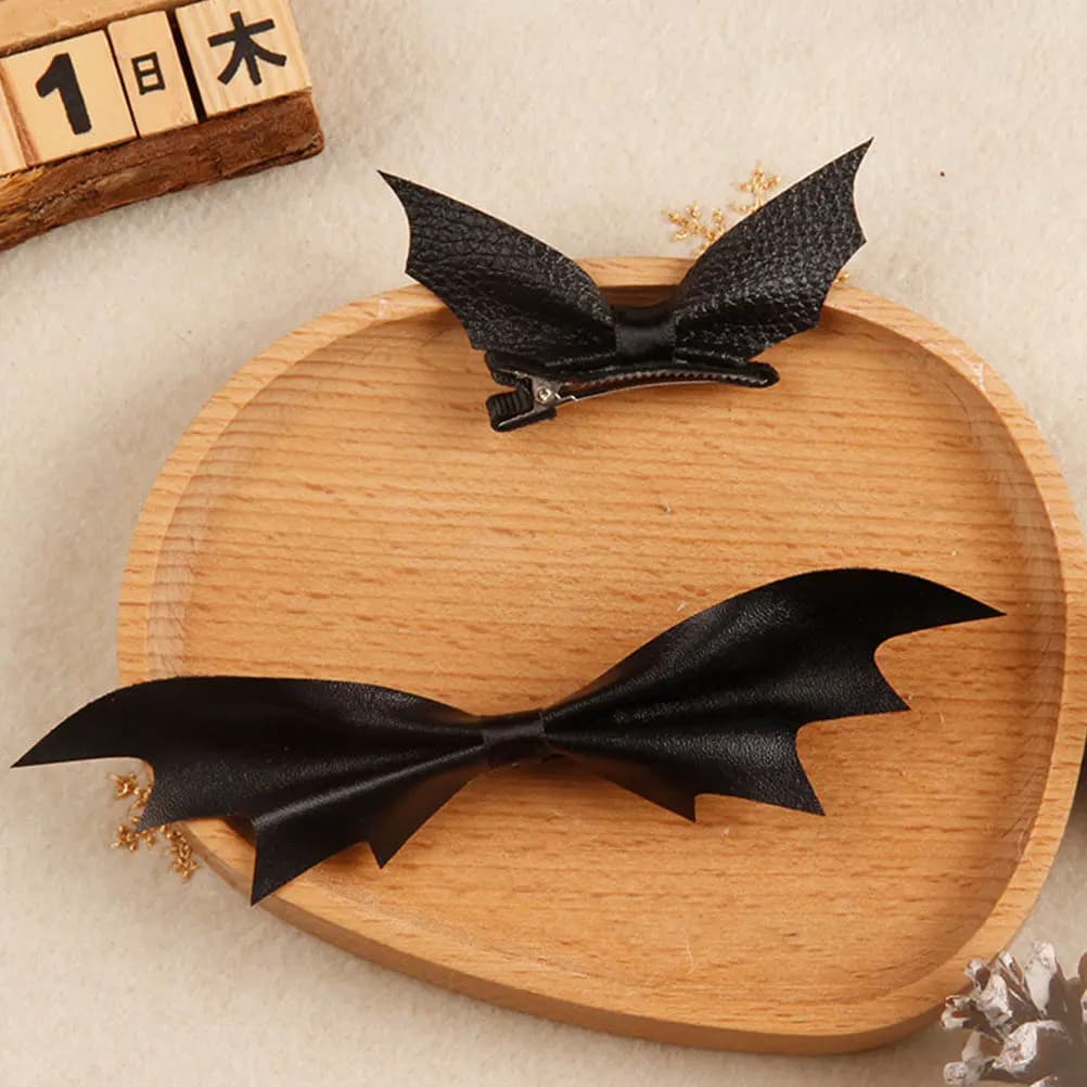 6 fermagli per capelli a forma di pipistrello per Halloween, per donne, per feste, viaggi, uso quotidiano, lavorazione squisita, comodi fermagli per capelli leggeri e confortevoli