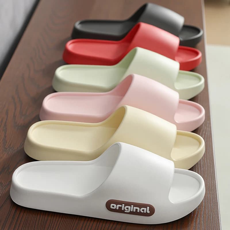 Women's Class Bath Slippers Dormitory Girl Couples Slippers for Hotel Bathroom Slippers Popular Versatiles Read Fashion
