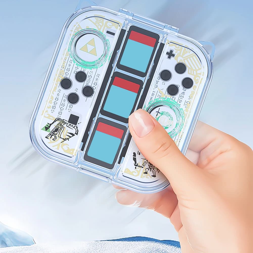 Custodia Protettiva Trasparente Antipolvere per Controller Gamepad PC per Nintendo Switch/OLED Joy-Con