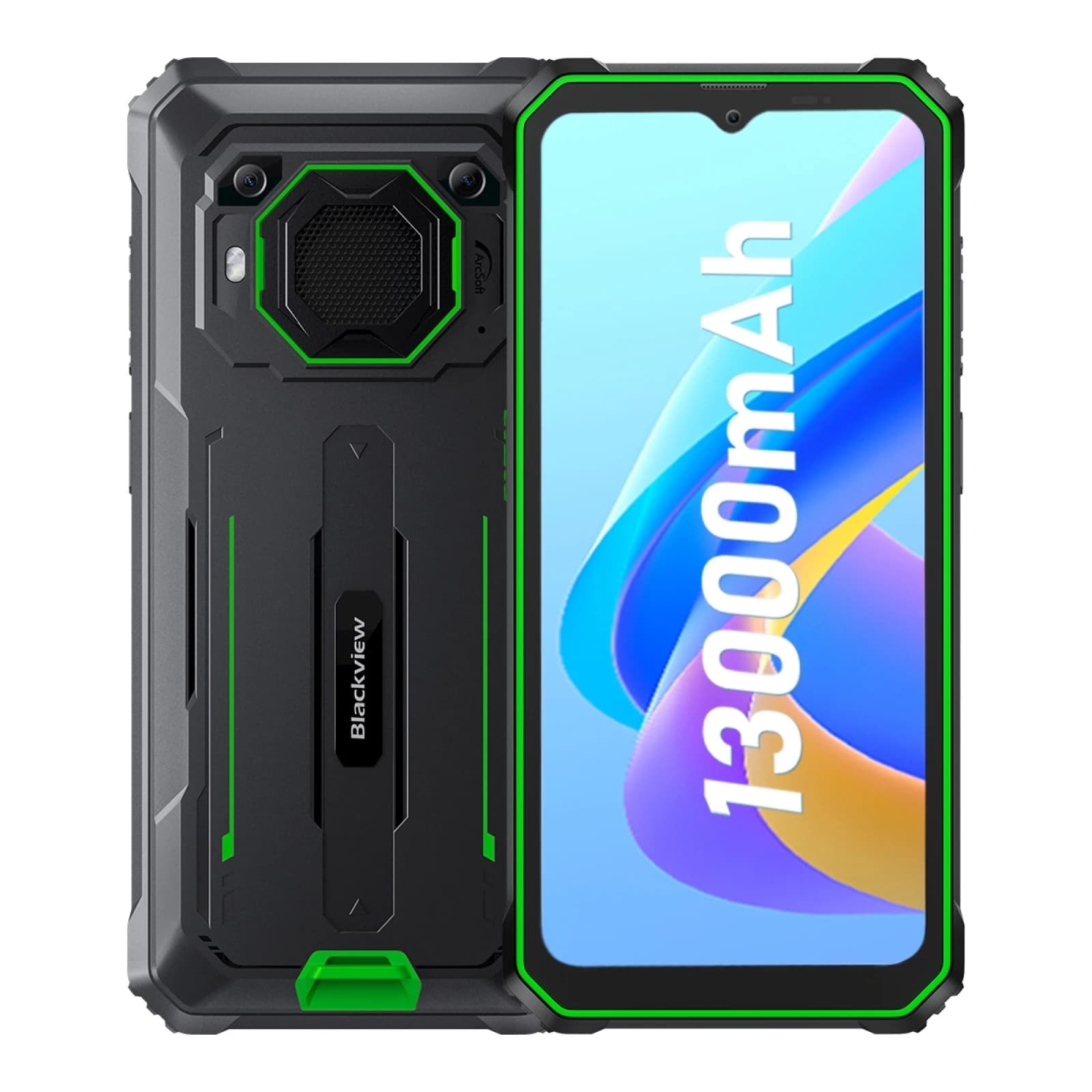 Blackview BV6200 Pro Telefono robusto Android 13 Helio P35, Smartphone da 6,56 '' 6 GB + 128 GB 13000 mAh 18 W Ricarica rapida NFC Cellulare