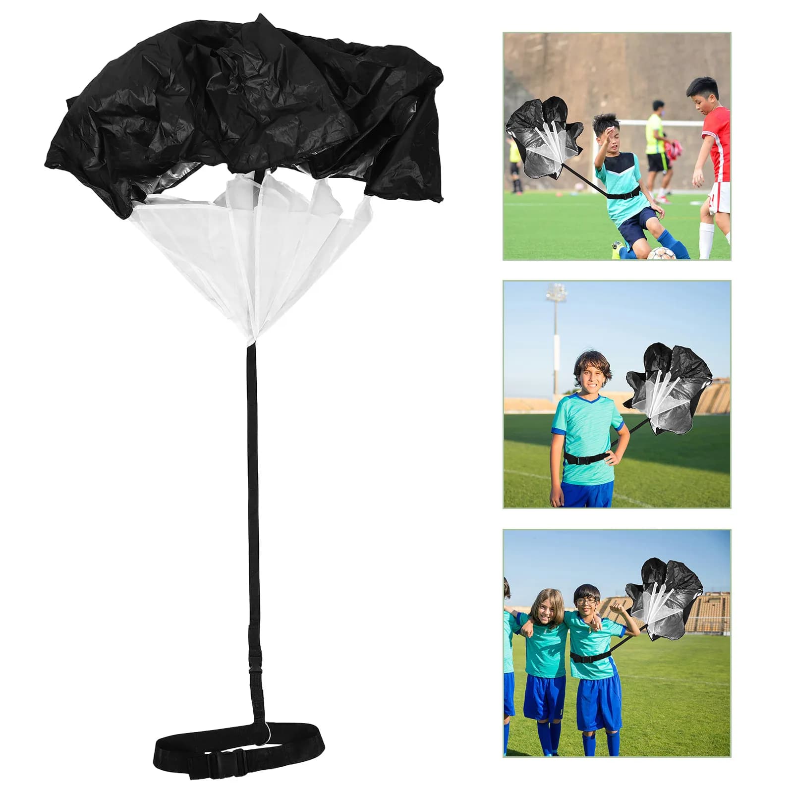 Resistance Parachute Independent Waist Belt Speed Training Running Sprint Football Strength Endurance Trainer Speed Power
