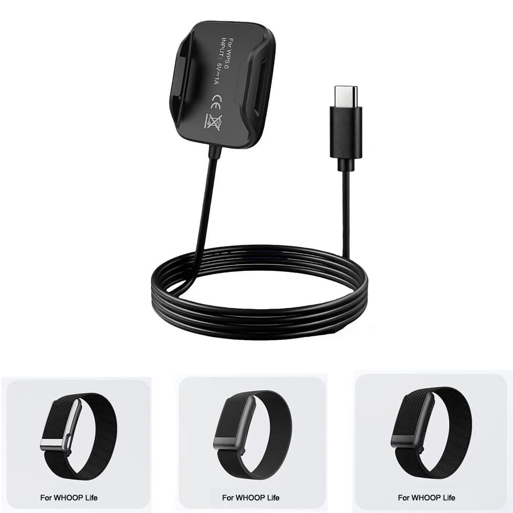 Cavo di alimentazione USB C da 1M per Whoop 5.0 e per dispositivi indossabili MG con uscita 5V 1000mA per ricarica portatile