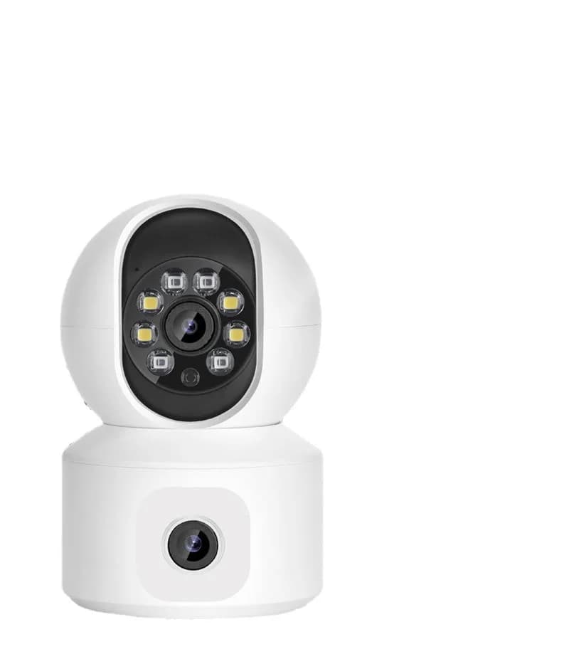 4MP UHD iCsee Coppia Bluetooth Collegamento video a doppia lente Telecamera IP a colori AI Rilevazione umanoide Sicurezza domestica CCTV Baby Monitor