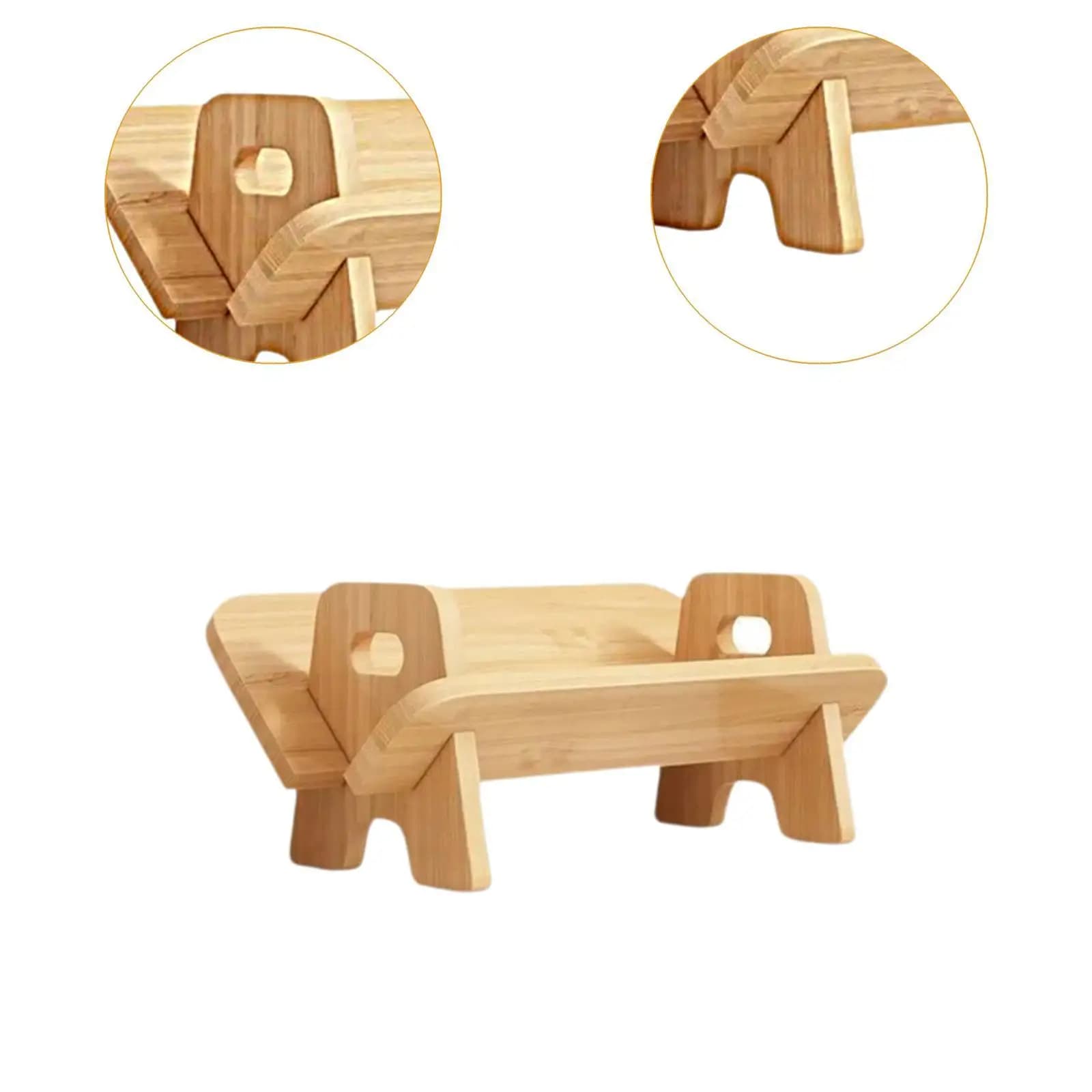 Scaffale portaoggetti in legno da tavolo, organizer per libri per bambini, scrivania per studio e ufficio domestico