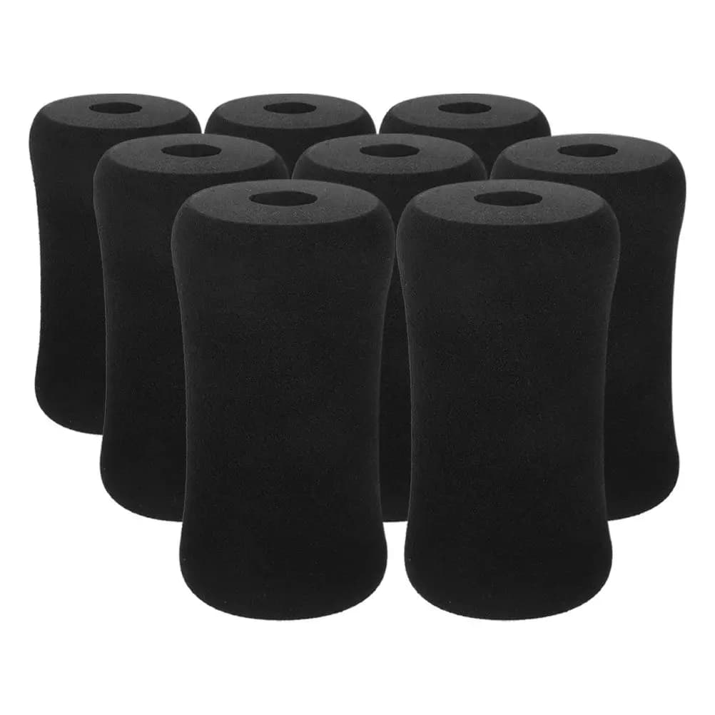 8Pcs Foam Roller Sleeve Covers Foot Pads for Gym Equipment Leg Extension Training Covers Workout Accessories Fitness Roller