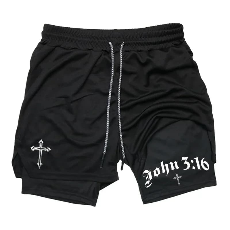 Pantaloncini sportivi da corsa, pantaloncini sportivi da uomo e abbigliamento sportivo con anello per asciugamano tascabile per cellulare