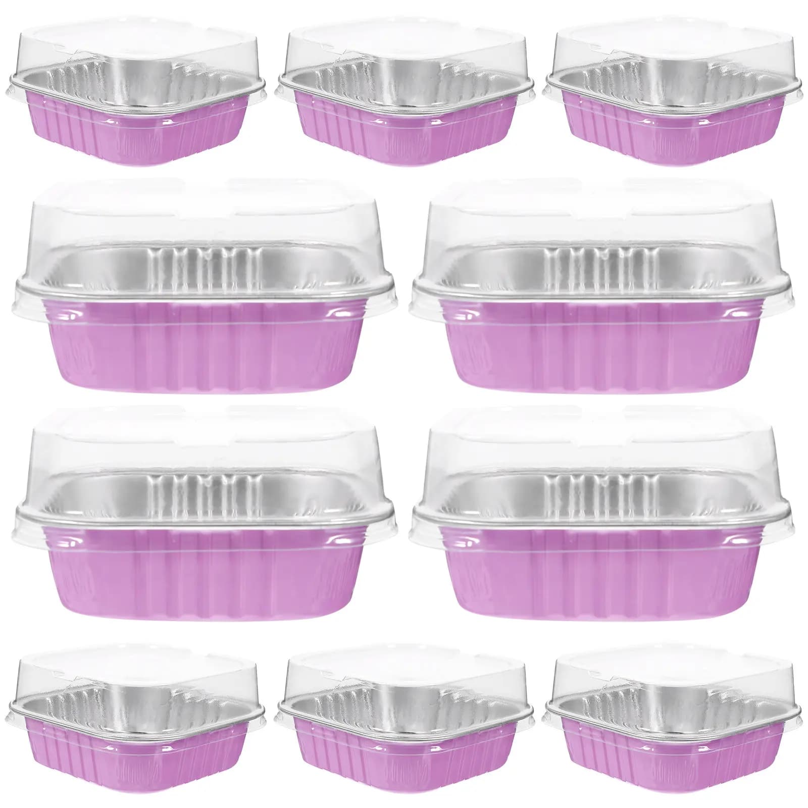 20 Set of Aluminium Cake Boxes, Oven Resistant Boxes, Air Fryer, Barbecue, Camping, Picnic, Weddings, Buffet, Buffet Table