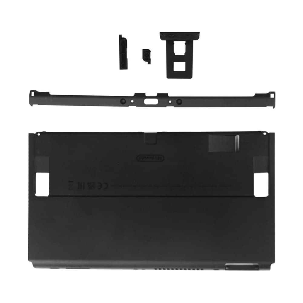 Set Originale di Ricambio: Cover Posteriore, Telaio, Scocca Inferiore, Guscio Posteriore, Cover Frontale per Switch OLED