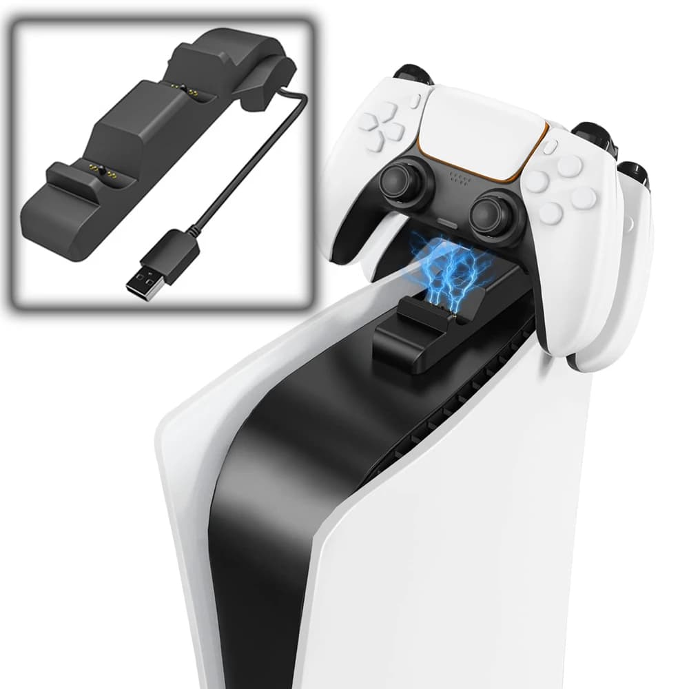 Per stazione di ricarica controller PS5 Dock per base di ricarica rapida a doppia presa per impugnatura da gioco Playstation 5 Accessori PS5