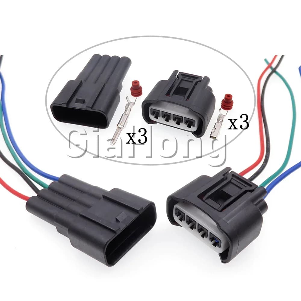 1 Set 4 Modi Ricambi Auto 7283-7449-30 AC Montaggio Automobile Bobina di Accensione Presa Filo Elettrico Per Toyota Auto Connettore Sigillato