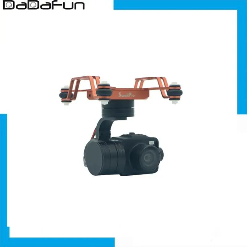 Telecamera 4K Originale con Sistema di Rilascio del Carico per Drone Swellpro Splash 4, Telecamera Professionale per Pesca FPV con Gimbal a 3/2 Assi