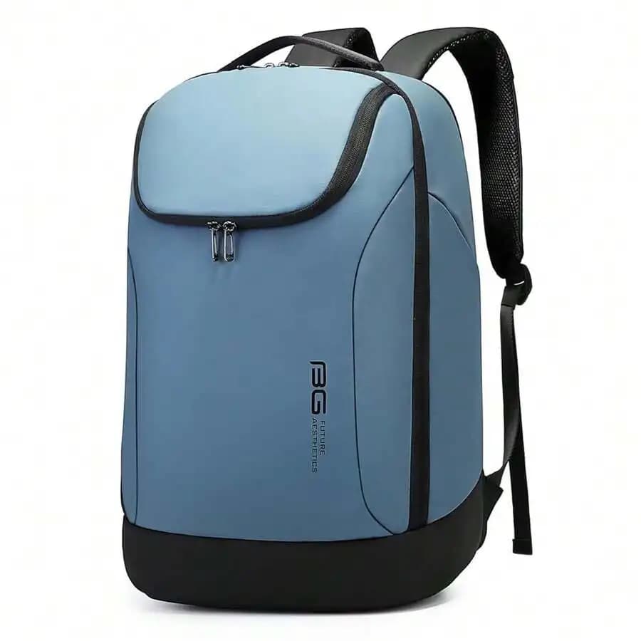 Zaino impermeabile da lavoro per uomo e donna, borsa da viaggio per la notte, blu