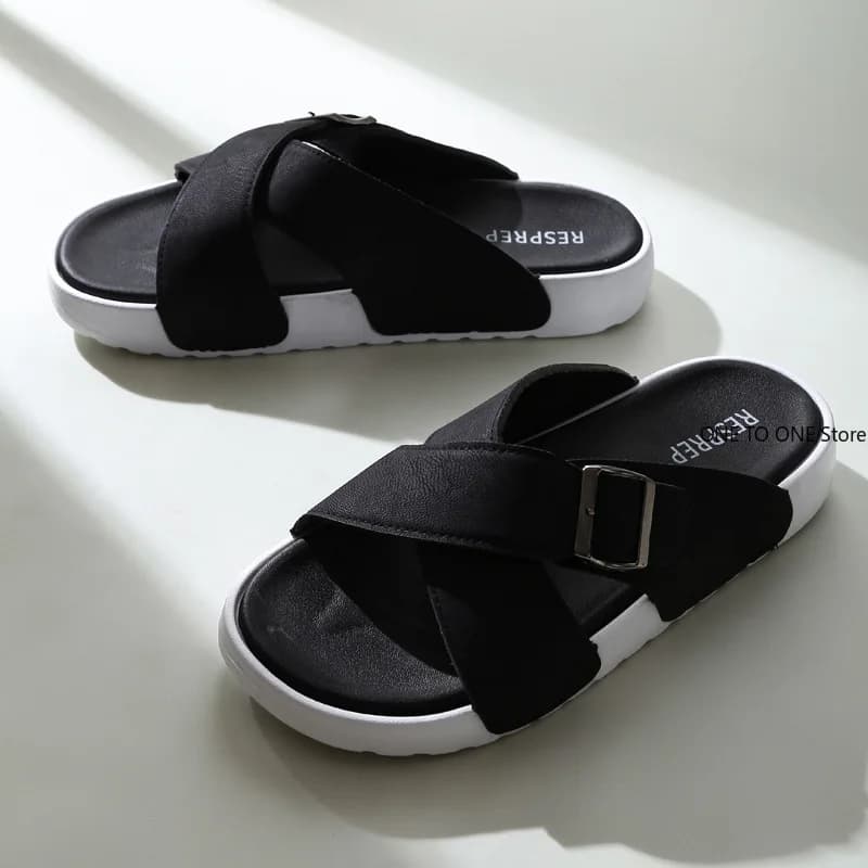 Sandali Estivi Eva per Uomo, Ciabatte alla Moda, Leggere e Morbide, Antiscivolo, Sandali da Spiaggia con Punta Aperta