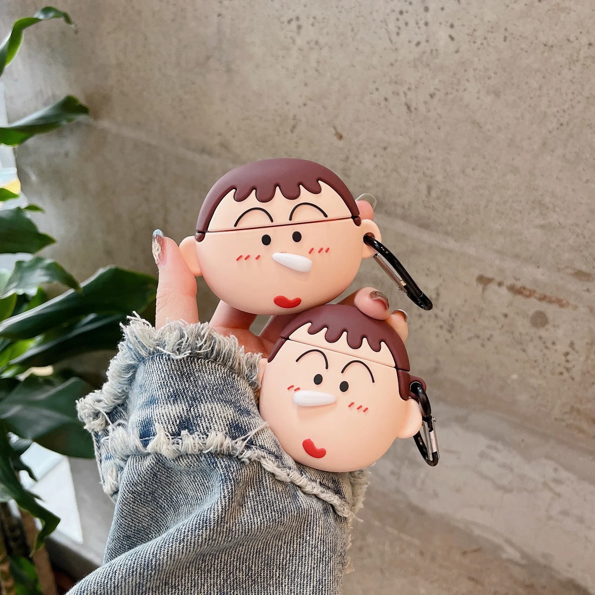 Crayon Shin-chan Boochan For Airpods 4 Case 2024, Soft Case for 3D Silicone Earphones Anime for Airpods Pro 2 Case/Airpods 3 2 1 Case