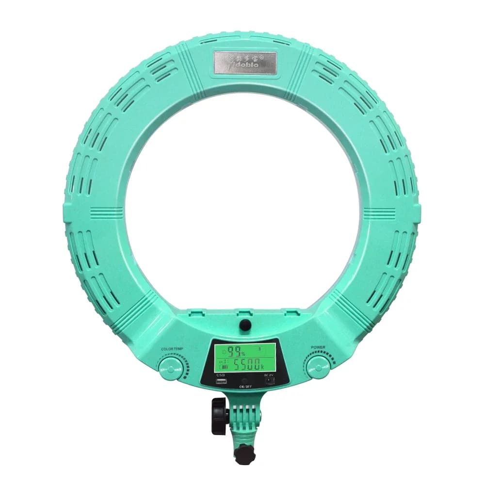 Yidoblo AX-480EII LCD Screen RC Makeup Tattoo Photography Ring Lamp 18" 240PCS LED Ring Light Bio-color Adjustable LED Lamp Kit