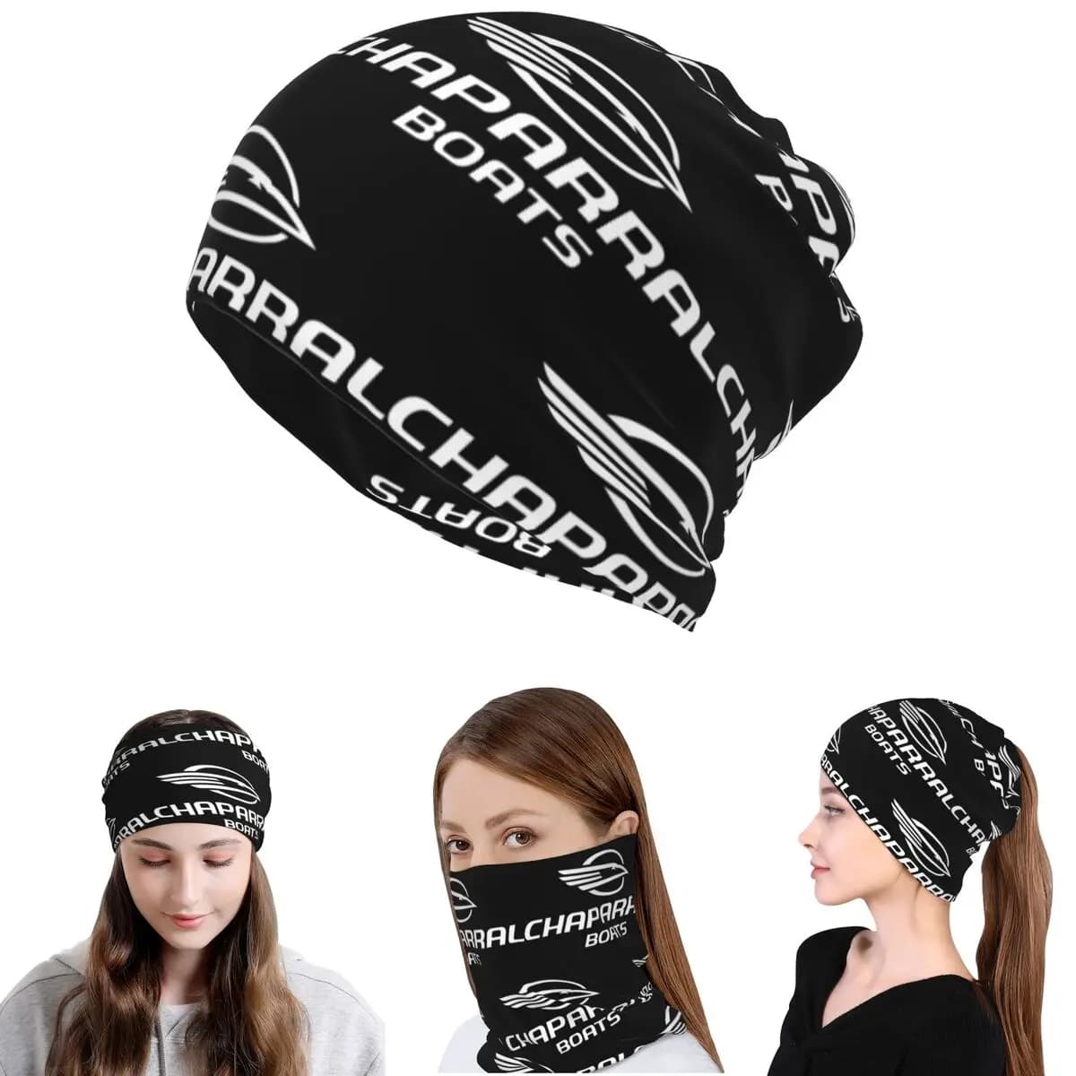 Scaldacollo Multifunzione con Logo Chaparral Boats, Bandana, Sciarpa Magica, Maschera Viso Calda, Berretto Antivento per Uomini e Donne Adulti