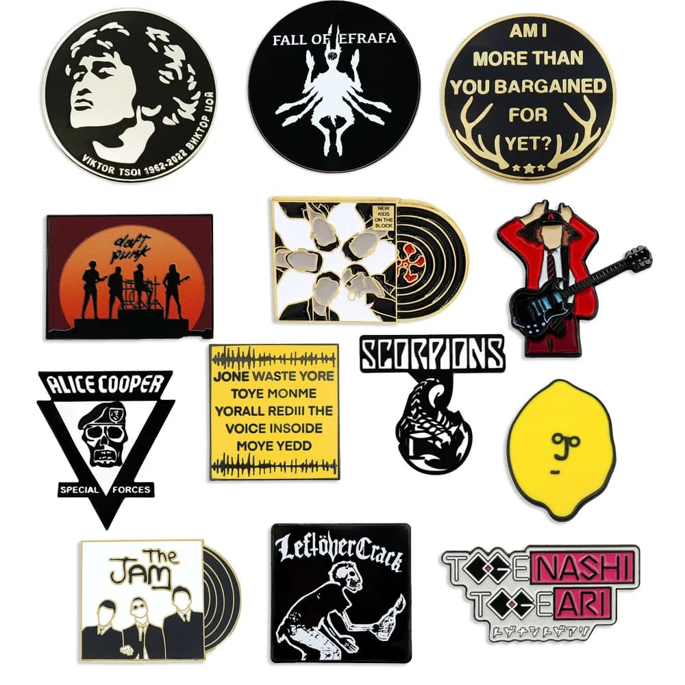 Nuovo pop rock band pin moda cantante musicale stella spilla collezione fan gioielli distintivo borsa per abbigliamento accessori carini