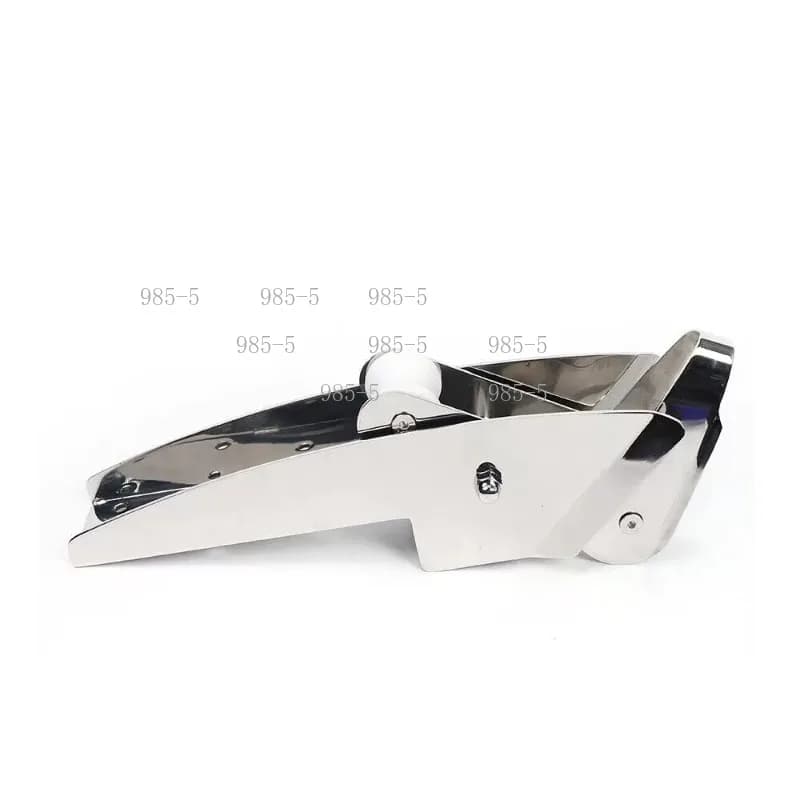420mm Hinged Self Launching Bow Anchor Roller, Stainless Steel 7.5kg Load Electro Polished Boat Roller