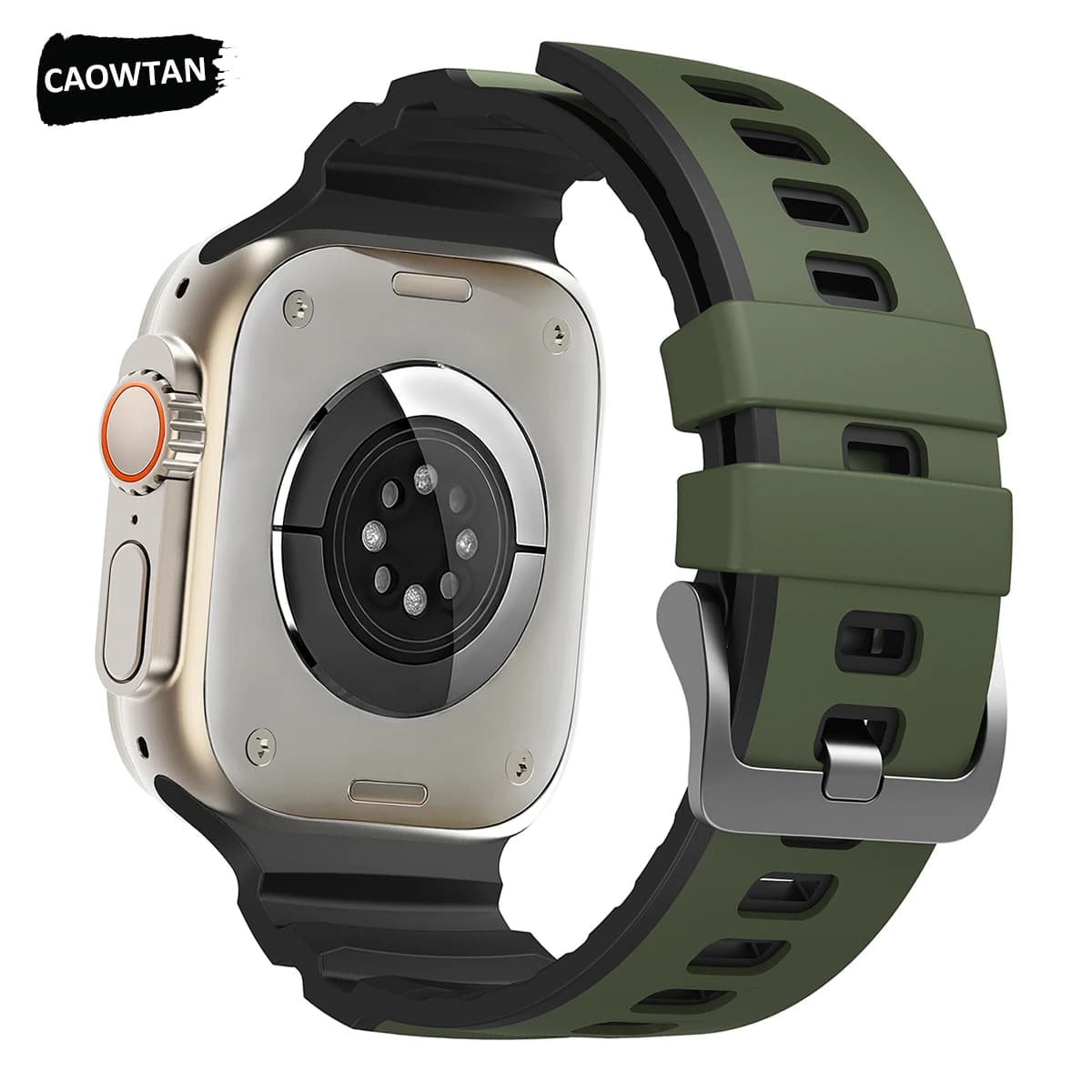 Sport Strap for Apple Watch Ultra 3 2 49mm Series 11 10 46mm 45mm 44mm 42mm Two Tone Silicone Bracelet for Iwatch 9 8 7 6 SE 5 4
