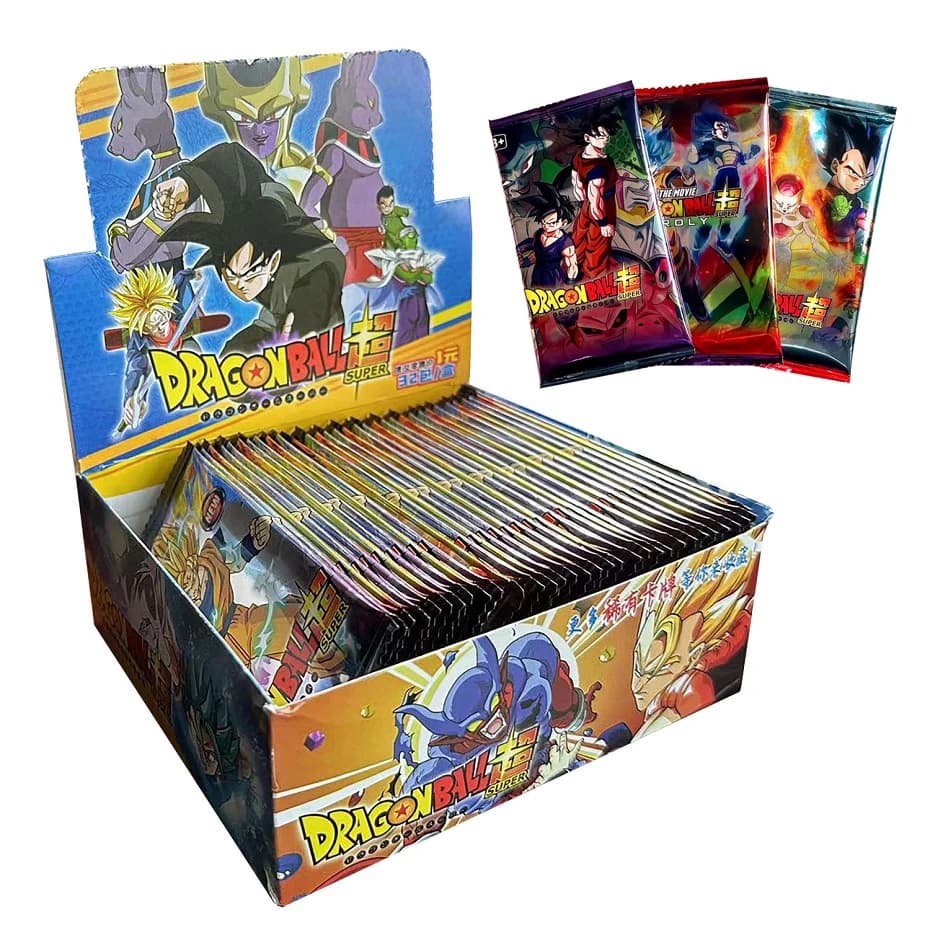 Carte Dragon Ball Lucide Serie Son Goku Super Saiyan, Carte da Gioco Autografate, Collezione Classica di Goku, Giocattoli e Carte da Collezione
