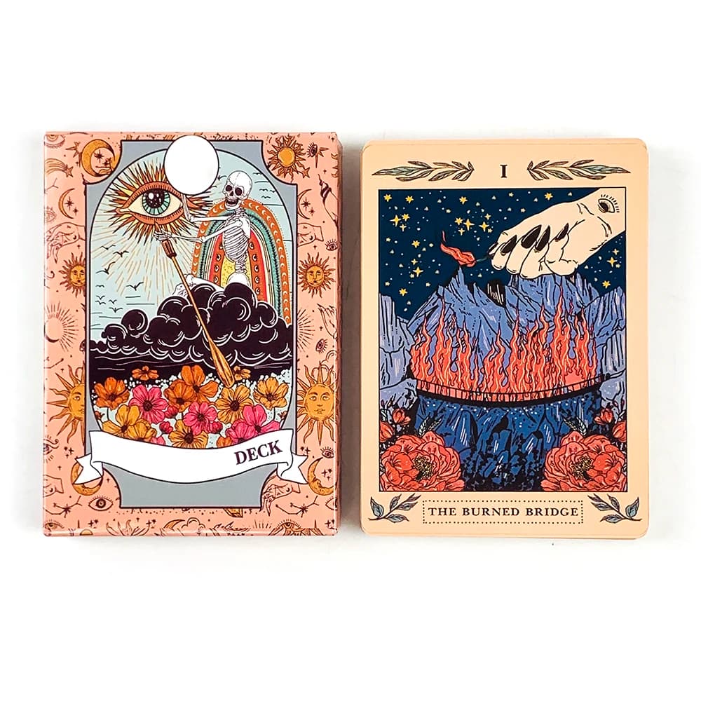 Oracle Deck A 37 Oracle Cards Tarot inglese Divination Edition Deck Borad Games, ideale per viaggi, meditazione e carte spirituali