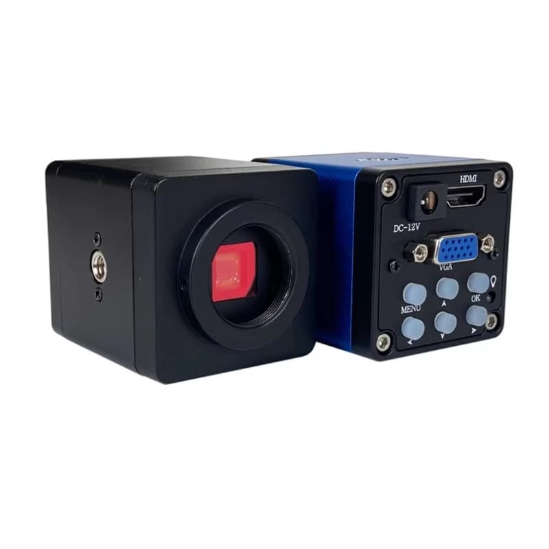 Microscopio Digitale 1080P 60 Frame HD HDMI VGA 50*50*58mm con Oculare e Fotocamera per Elettronica
