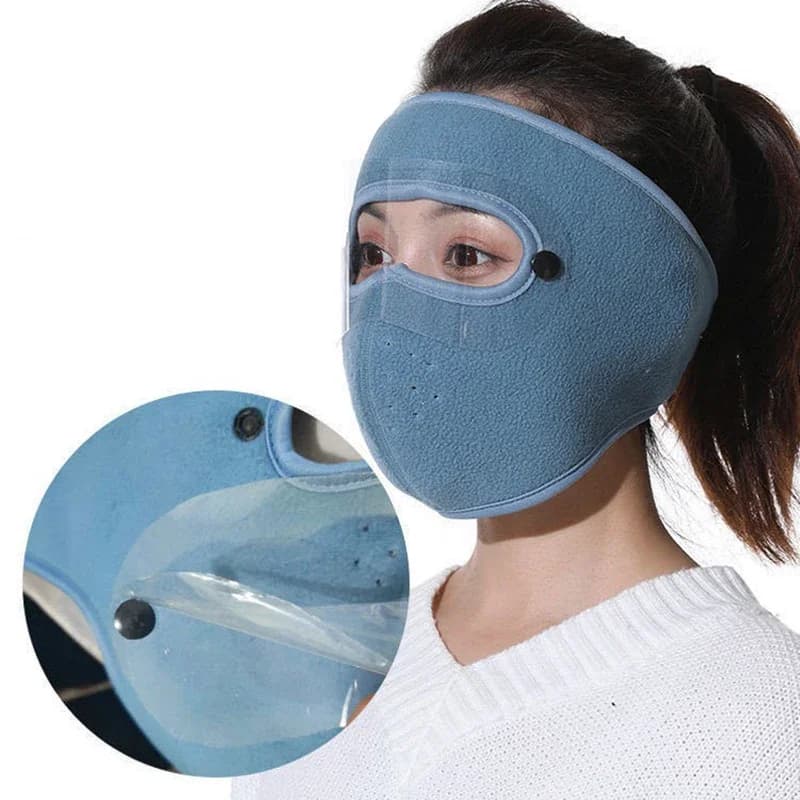 Maschera da ciclismo invernale antivento uomo donna per sci snowboard moto sport all'aria aperta passamontagna berretto scaldino traspirante