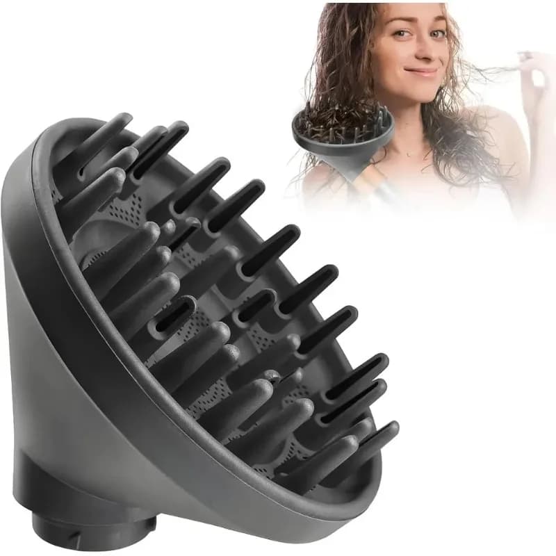New Transformable Hair Dryer Ugello Diffuser Hair Dryer Gray Hair Dryer Ugello Diffuser Shaped Accessory