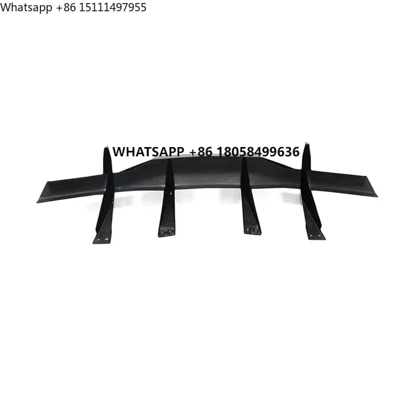 Feebest Carbon Fiber Rear Bumper Diffuser for Chevrolet Corvette C8 2020-2021 Auto Parts Car Accessories