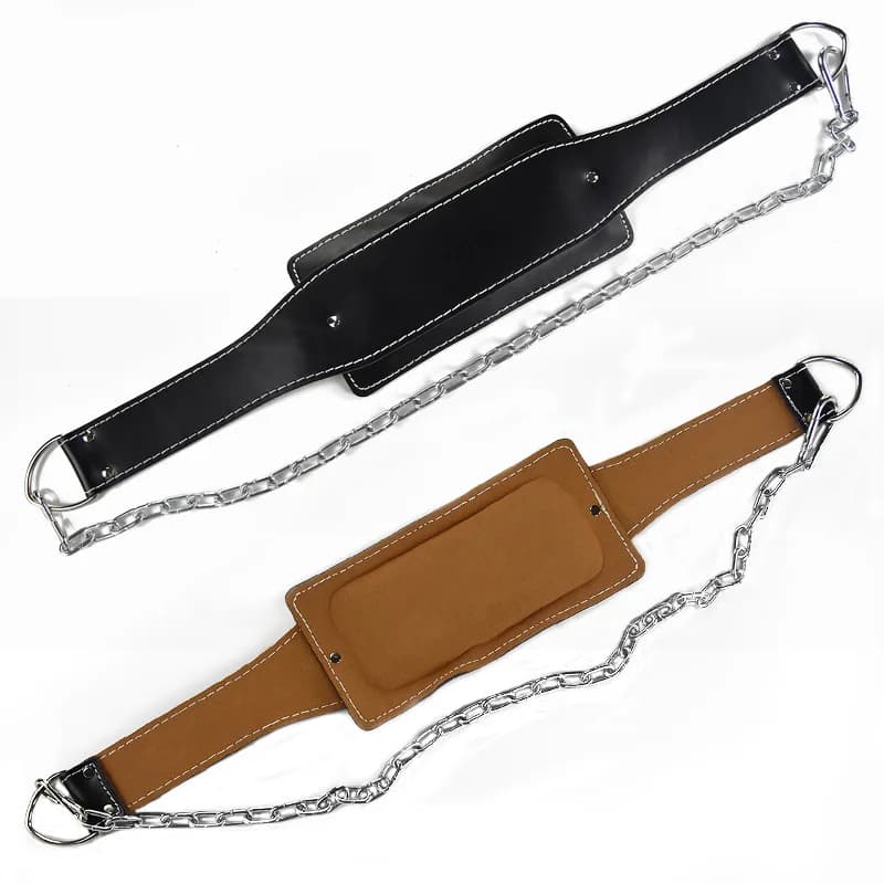 Cintura per sollevamento pesi pull-up Vita Squat Allenamento della forza Catena di ferro spessa Barra parallela Pezzo di bilanciere da palestra