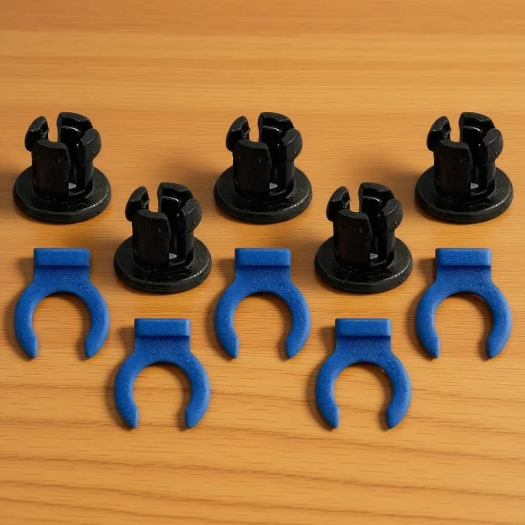 Set di 1 clip in plastica resistente per estrusore Hotend, giunto per tubo stampante 3D, fissaggio rapido e sicuro, compatibile con Ender