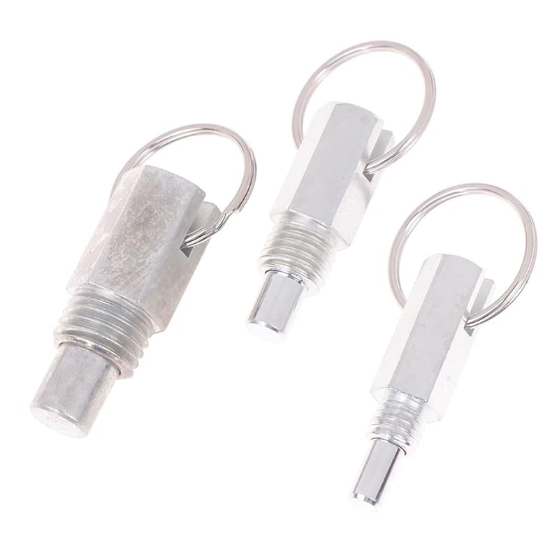 Perno di posizionamento a molla resistente con anello di sollevamento per illuminazione scenica, treppiedi e staffe per luci